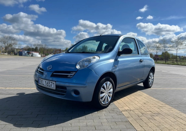 Nissan Micra cena 8400 przebieg: 86000, rok produkcji 2006 z Kołobrzeg małe 326